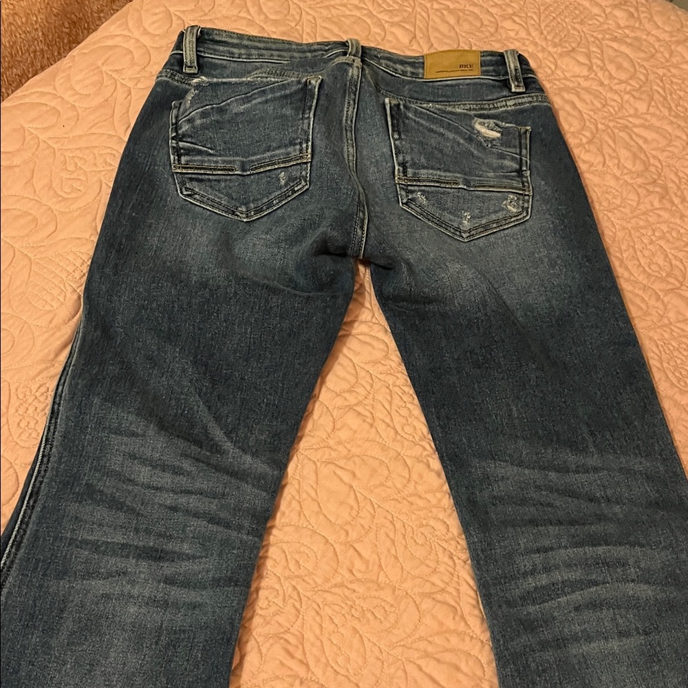 Bke Stella Low Rise Flare Jean - Picture 2 of 13